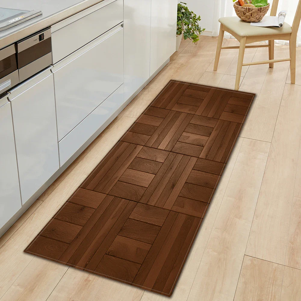 Vintage Wood Look Non-slip Cute Rugs - Image 18
