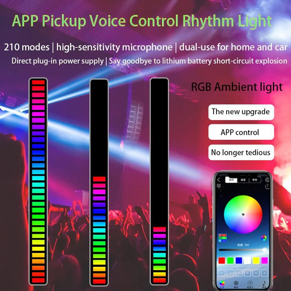 Voice Rhythm Sensor Atmosphere LED Light - Image 7