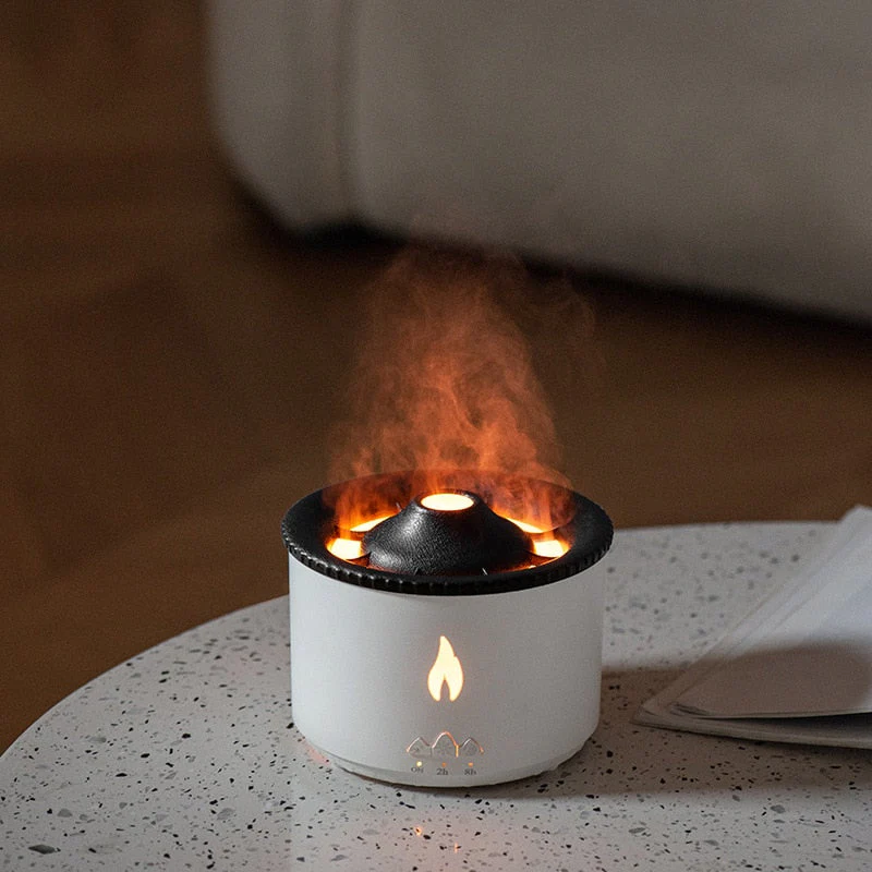 Volcanic Flame Air Humidifier Night Lamp - Image 2
