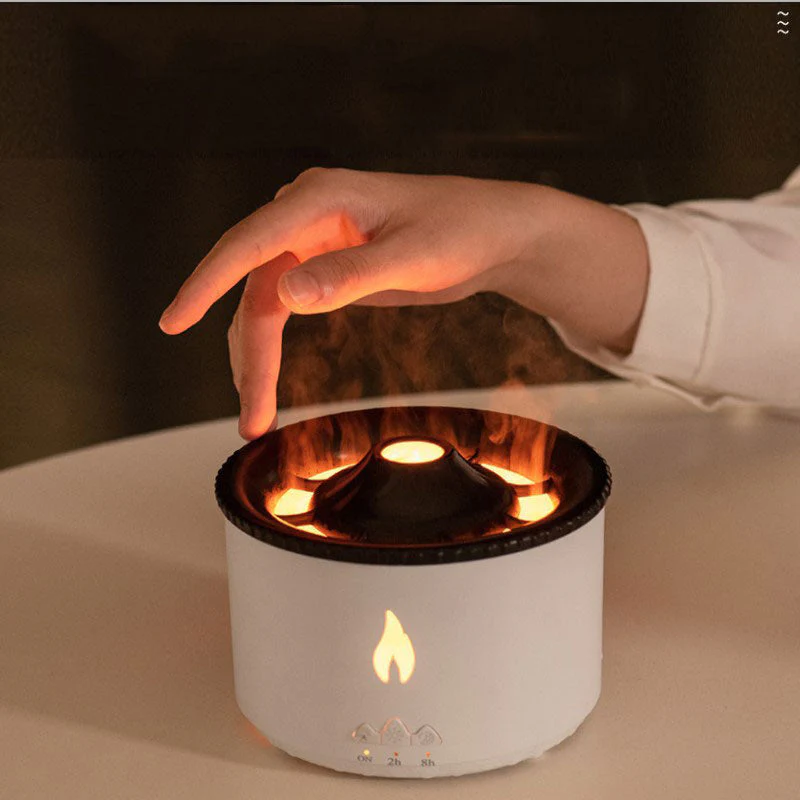 Volcanic Flame Air Humidifier Night Lamp - Image 4