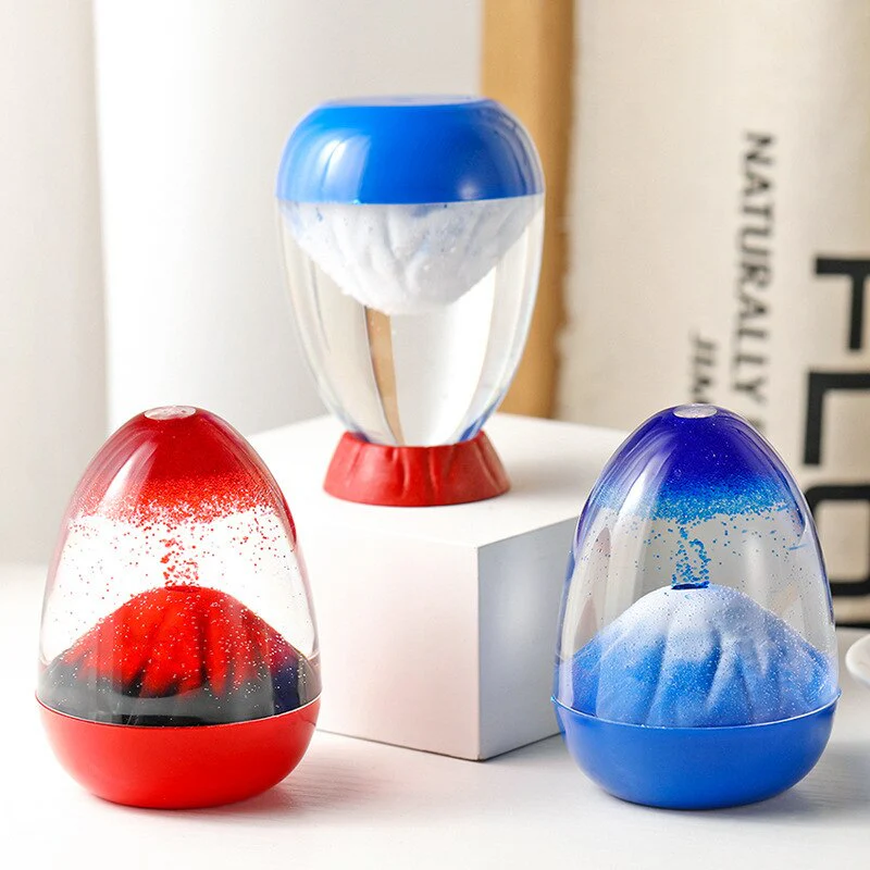 Volcano Eruption Liquid Hourglass - Image 2