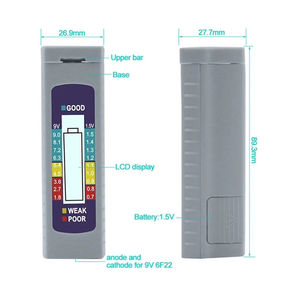 Volt Magic Universal Digital LCD Display Battery Tester - Image 6