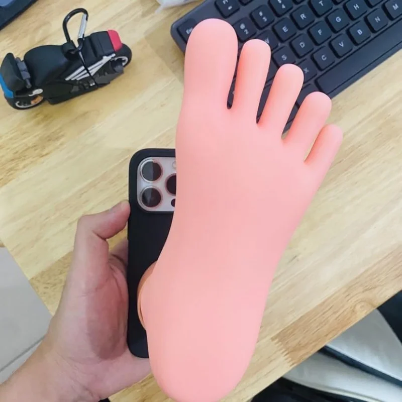 Walking Foot Funny iPhone Holder - Image 5