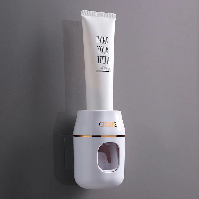 Wall-Hanging Mouthwash Cup Toothbrush Holder - Image 2