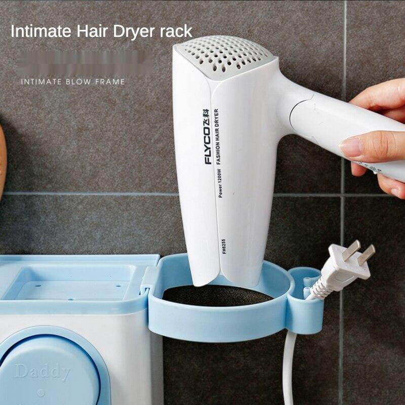 Wall Mount Multifunctional Bathroom Storage Rack - Image 2