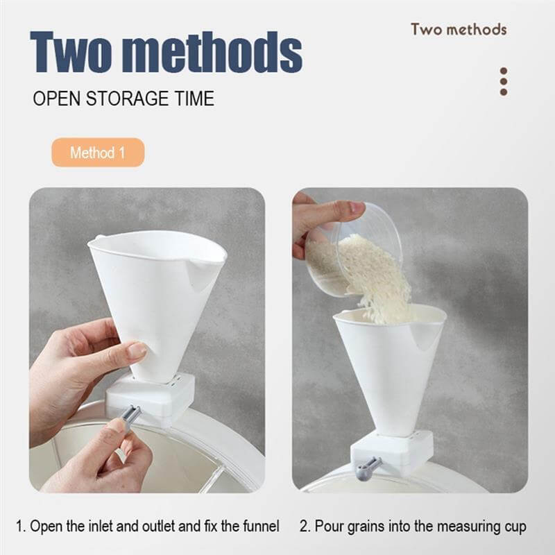 Wall Mounted 360 Degree Rotatable Cereals Grain Storage - Image 5