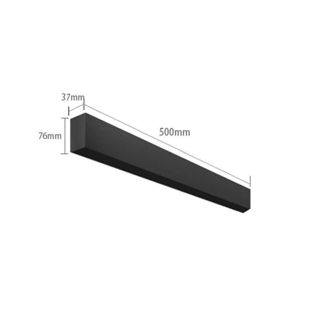 Wall-Mounted Black Continuous Magnetic Track System Light - Image 19