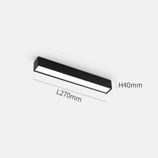Wall-Mounted Black Continuous Magnetic Track System Light - Image 25