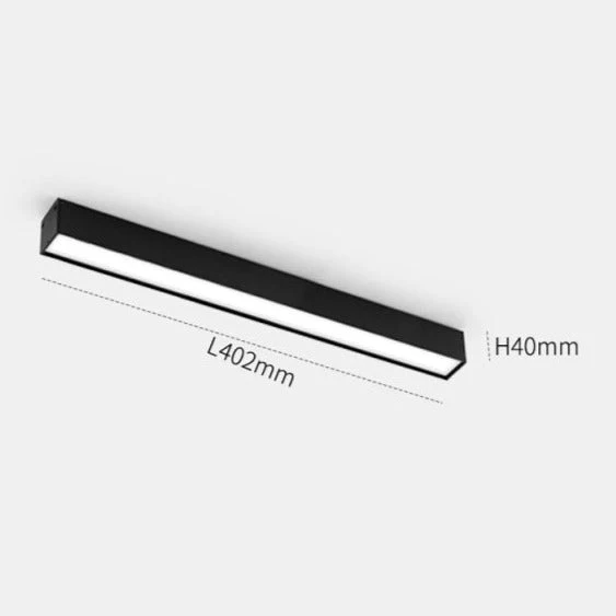 Wall-Mounted Black Continuous Magnetic Track System Light - Image 29