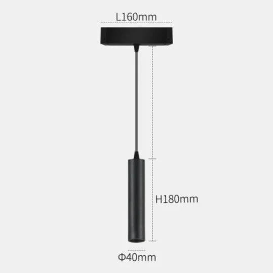 Wall-Mounted Black Continuous Magnetic Track System Light - Image 31