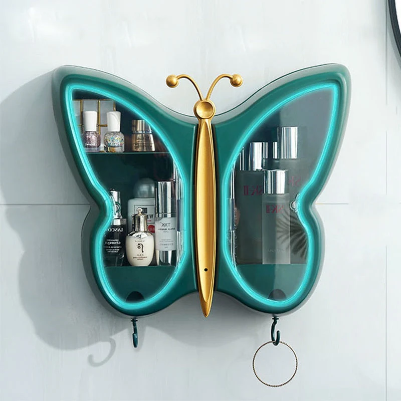 Wall-Mounted Butterfly Bathroom Makeup Organizer - Image 10