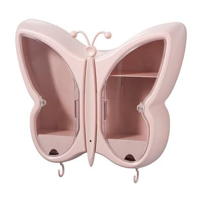 Wall-Mounted Butterfly Bathroom Makeup Organizer - Image 11