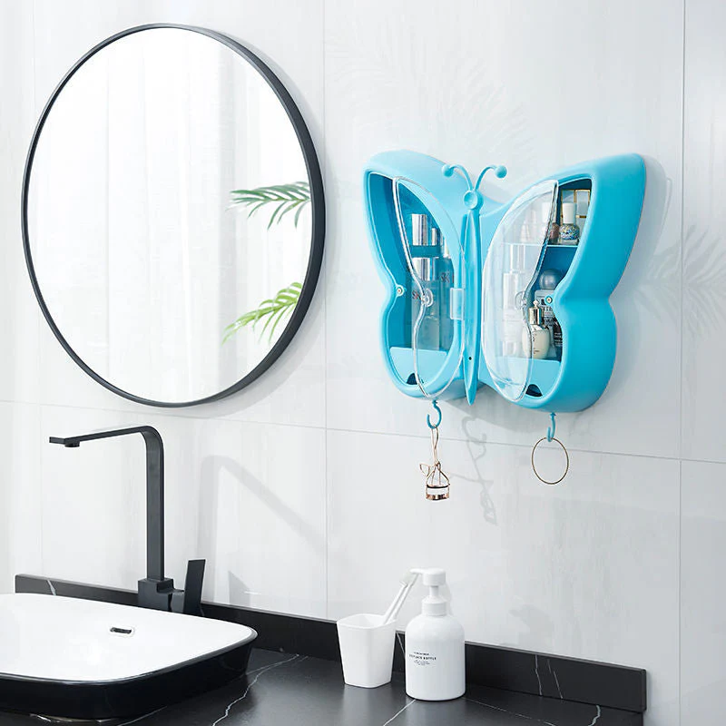 Wall-Mounted Butterfly Bathroom Makeup Organizer - Image 2