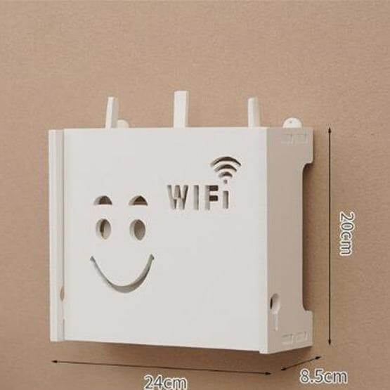 Wall-Mounted Cozy Home Wifi Router Storage Shelf - Image 9
