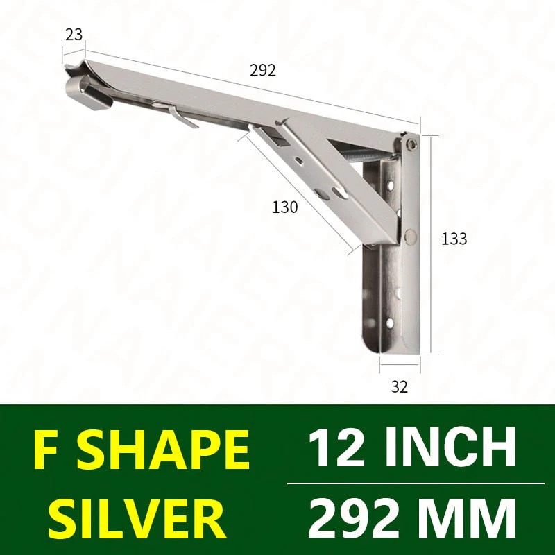 Wall-Mounted Foldable Shelf Organizer Bracket - Image 10