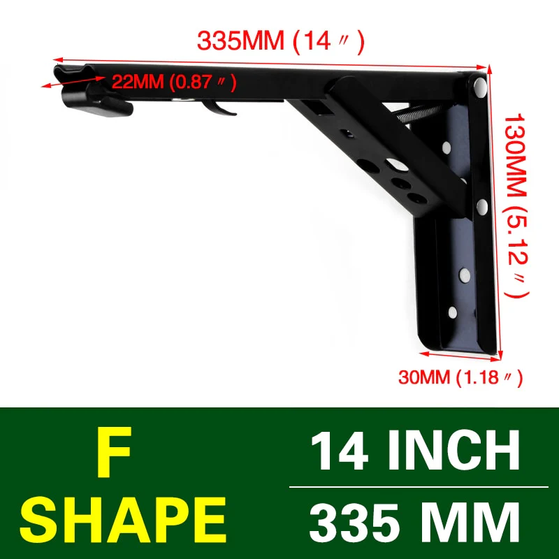 Wall-Mounted Foldable Shelf Organizer Bracket - Image 13