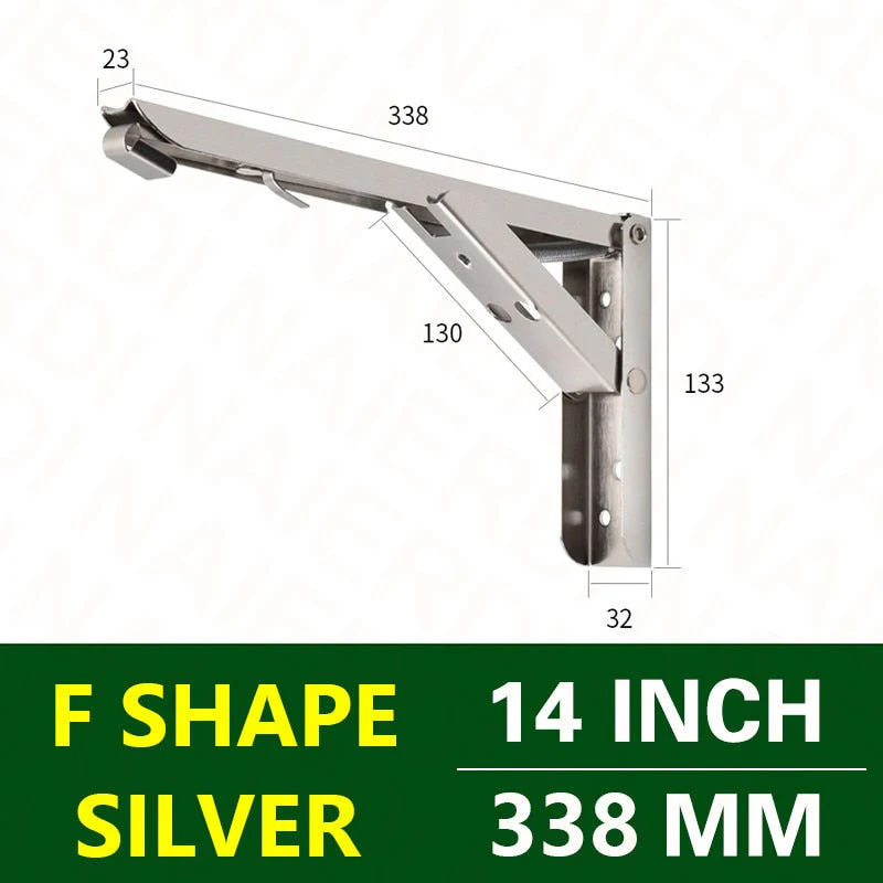 Wall-Mounted Foldable Shelf Organizer Bracket - Image 15