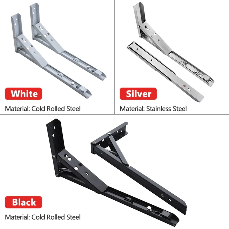 Wall-Mounted Foldable Shelf Organizer Bracket - Image 5
