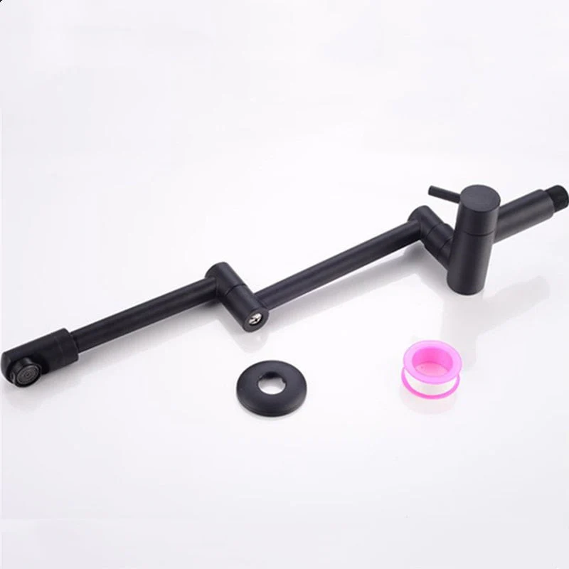 Wall-Mounted Folding Chrome Pot Filler Faucet - Image 5