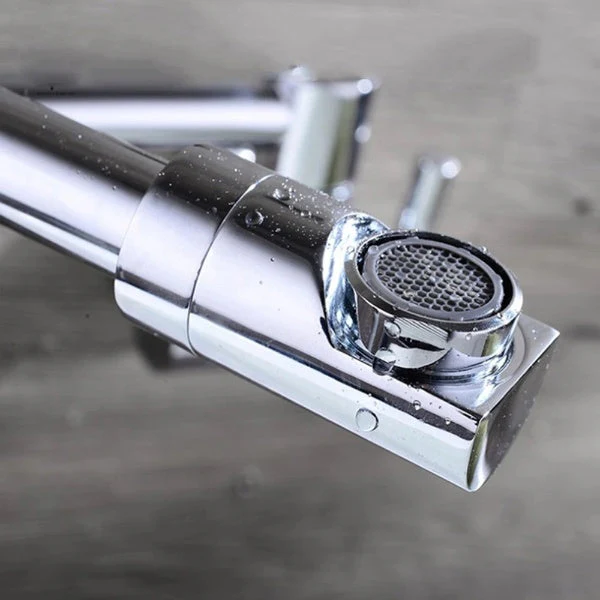 Wall-Mounted Folding Chrome Pot Filler Faucet - Image 9