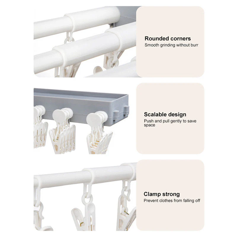 Wall-Mounted Retractable Drying Rack - Image 8