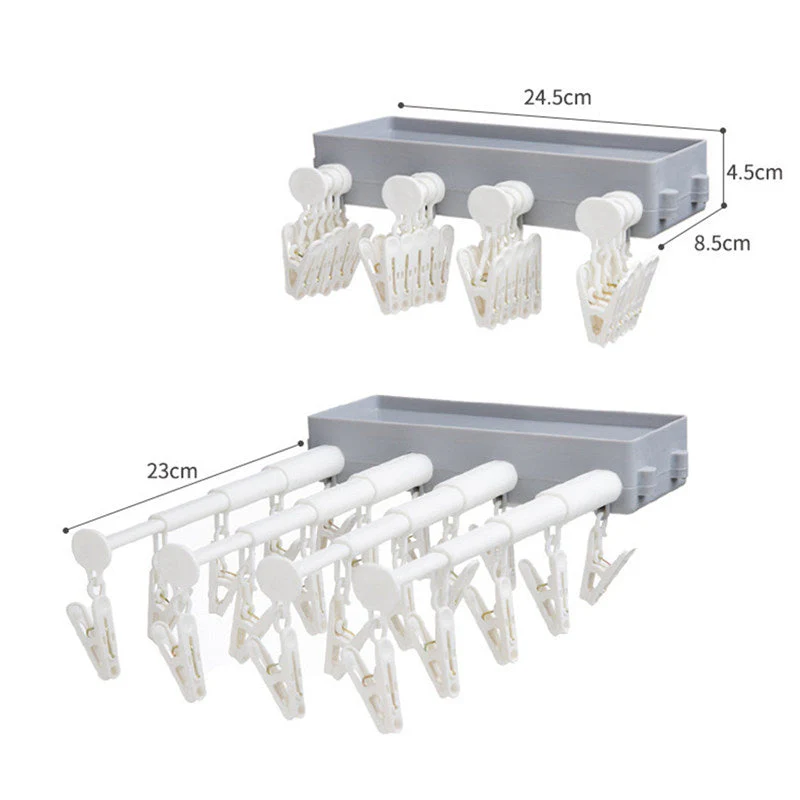 Wall-Mounted Retractable Drying Rack - Image 9
