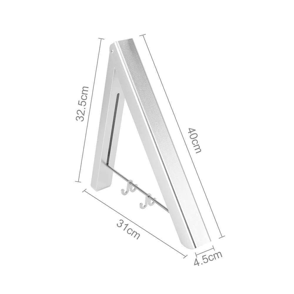 Wall Mounted Retractable Folding Clothes Rack - Image 11