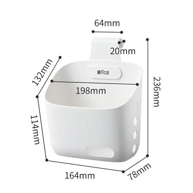 Wall-Mounted Simple Hanging Stackable Storage Basket - Image 8