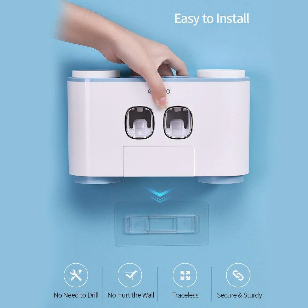Wall-Mounted Smart Toothpaste Storage Dispenser - Image 12