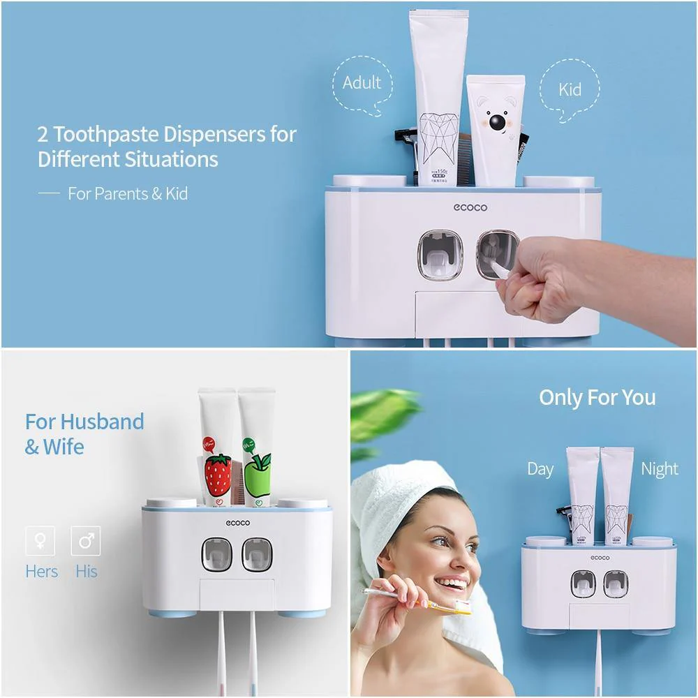 Wall-Mounted Smart Toothpaste Storage Dispenser - Image 5