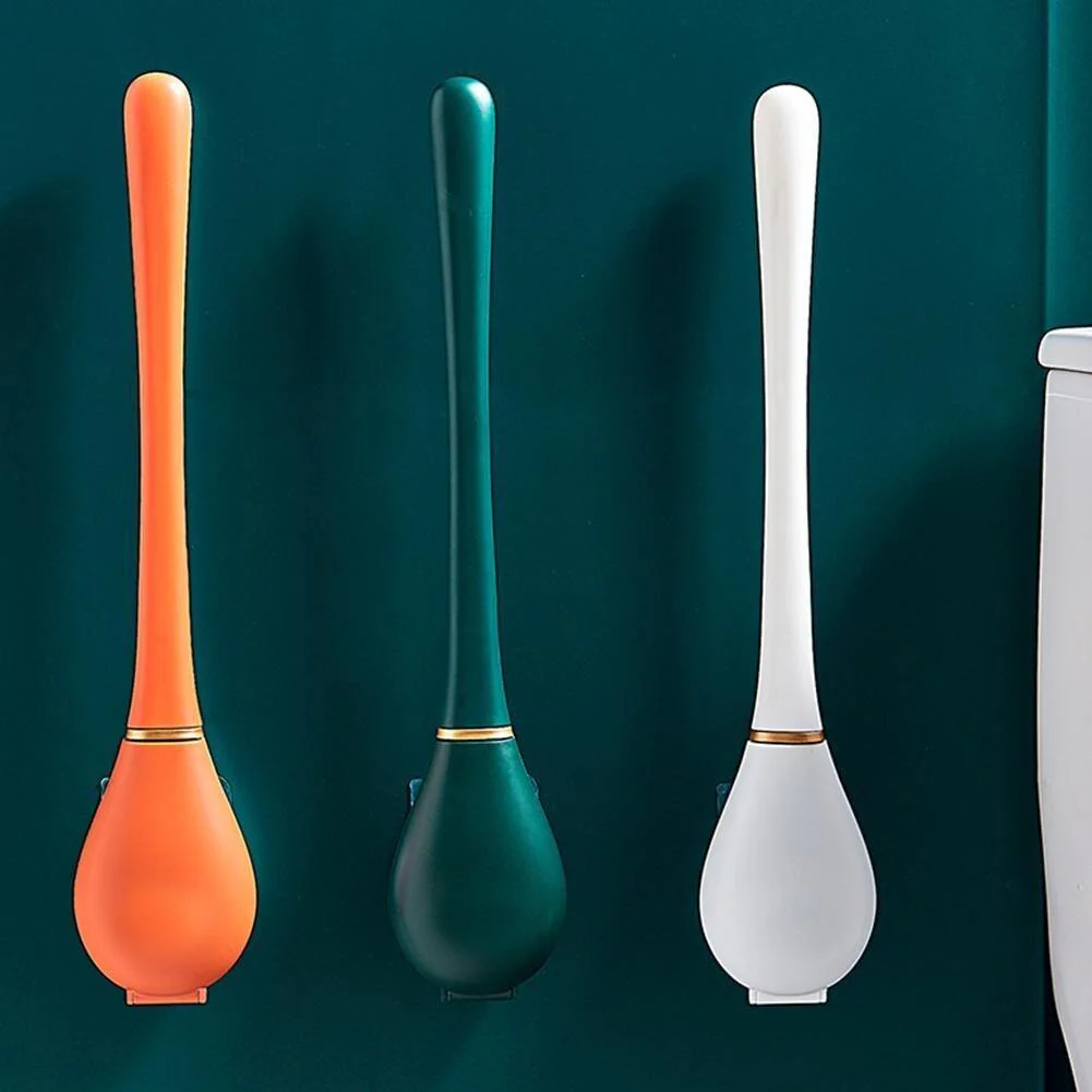 Wall Mounted Soft Silicone Toilet Brush - Image 3