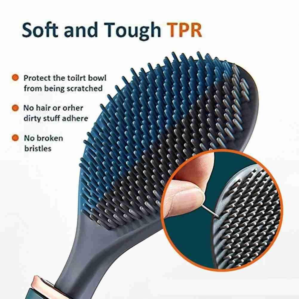 Wall Mounted Soft Silicone Toilet Brush - Image 4