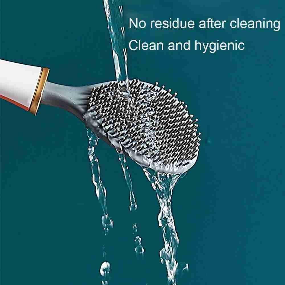 Wall Mounted Soft Silicone Toilet Brush - Image 5
