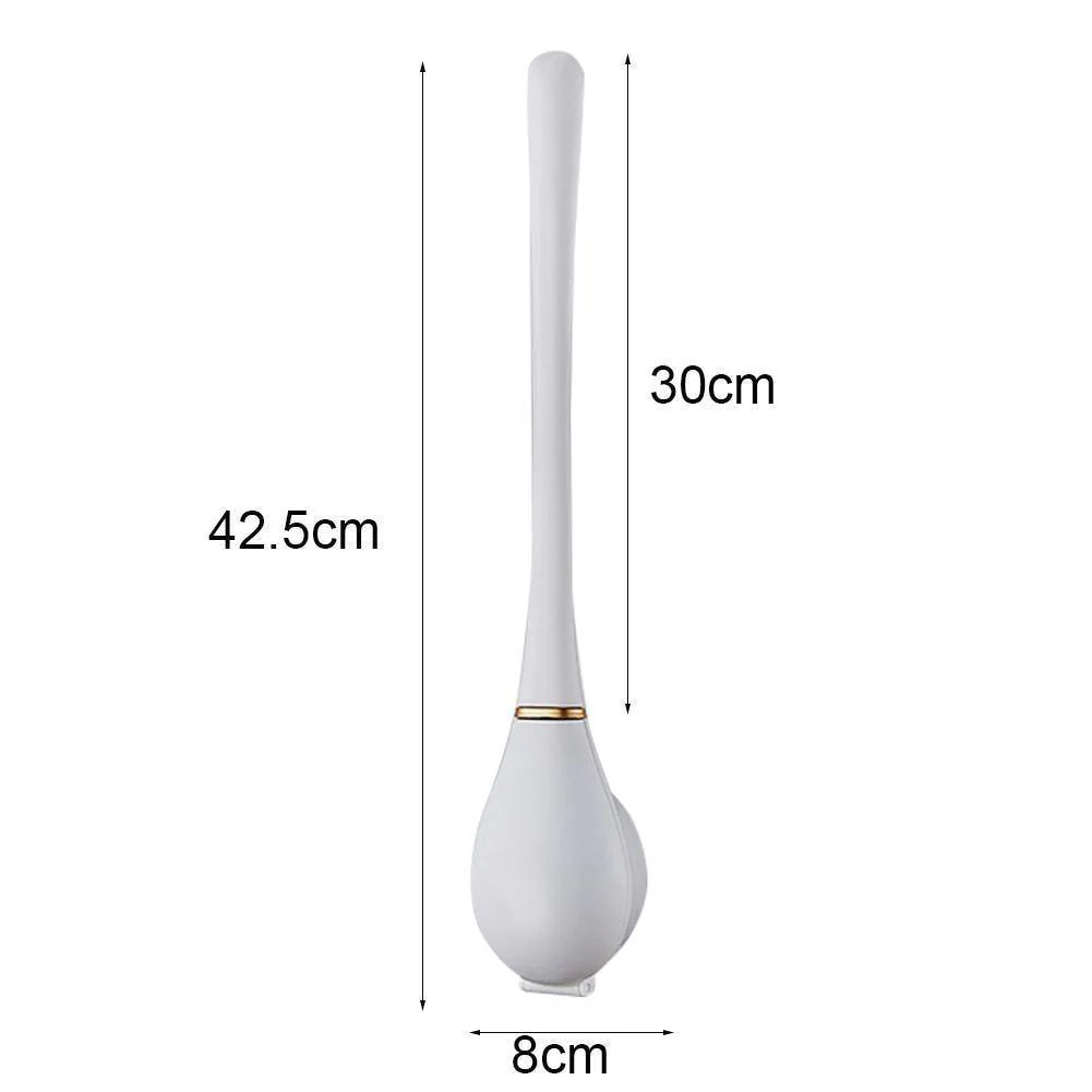 Wall Mounted Soft Silicone Toilet Brush - Image 8