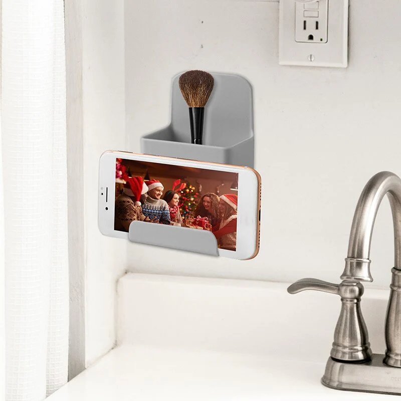 Wall-Mounted Storage Organizer Phone Holder - Image 8