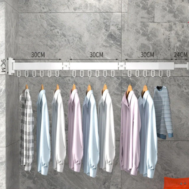 Wall Mounted Telescopic Folding Rack - Image 2
