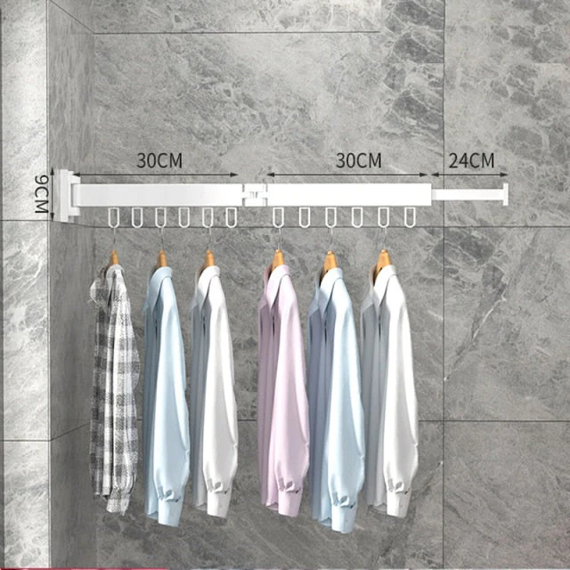 Wall Mounted Telescopic Folding Rack - Image 9