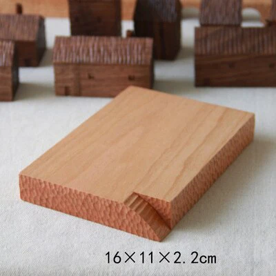 Walnut Miniature Wood House Decor - Image 3
