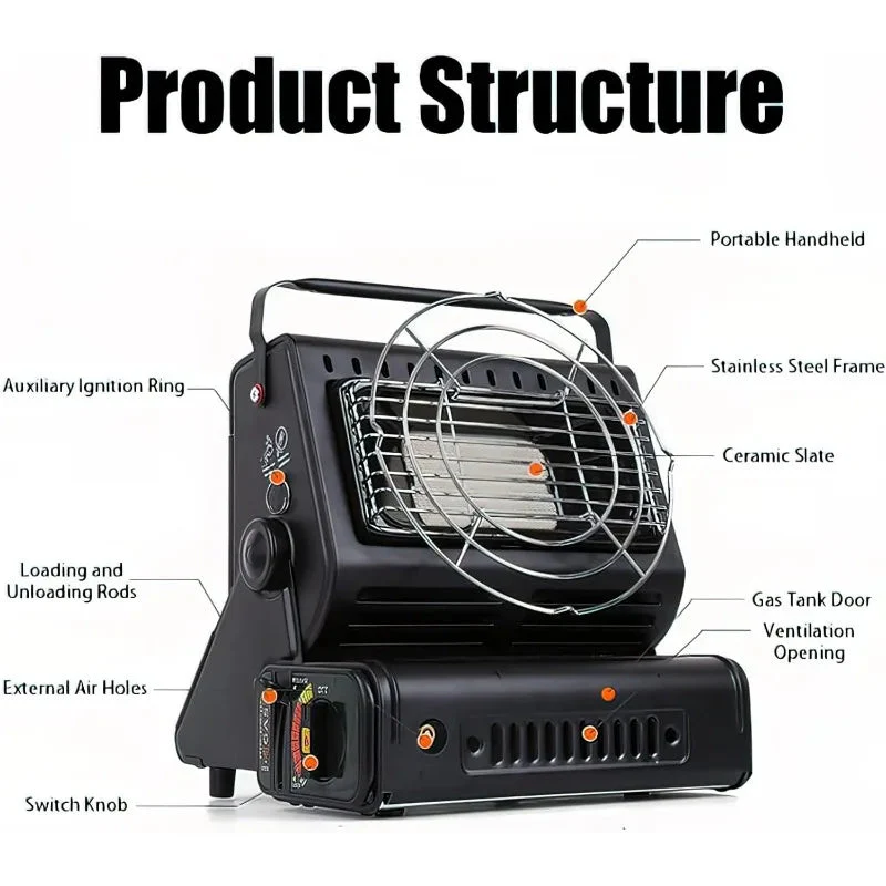 Warm Camping Dual-Function Heater Stove - Image 5