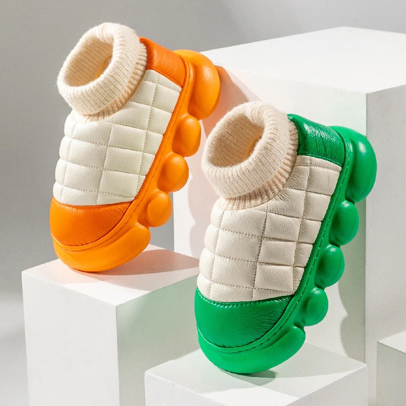 Warm Fur Bubble Winter Boots - Image 8