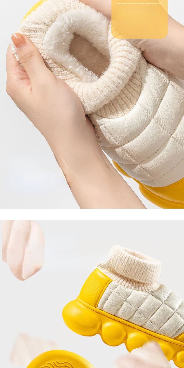 Warm Fur Bubble Winter Boots - Image 9