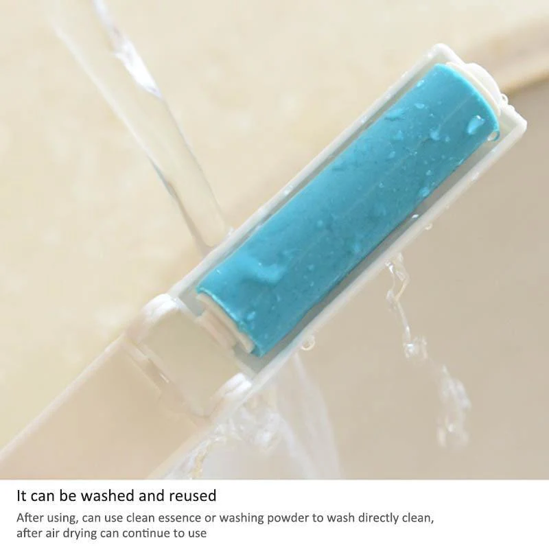 Washable Portable Mini Sticky Lint Remover Roller - Image 5