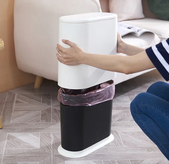 Waste Wise Double Compartment Trash Can - Image 2