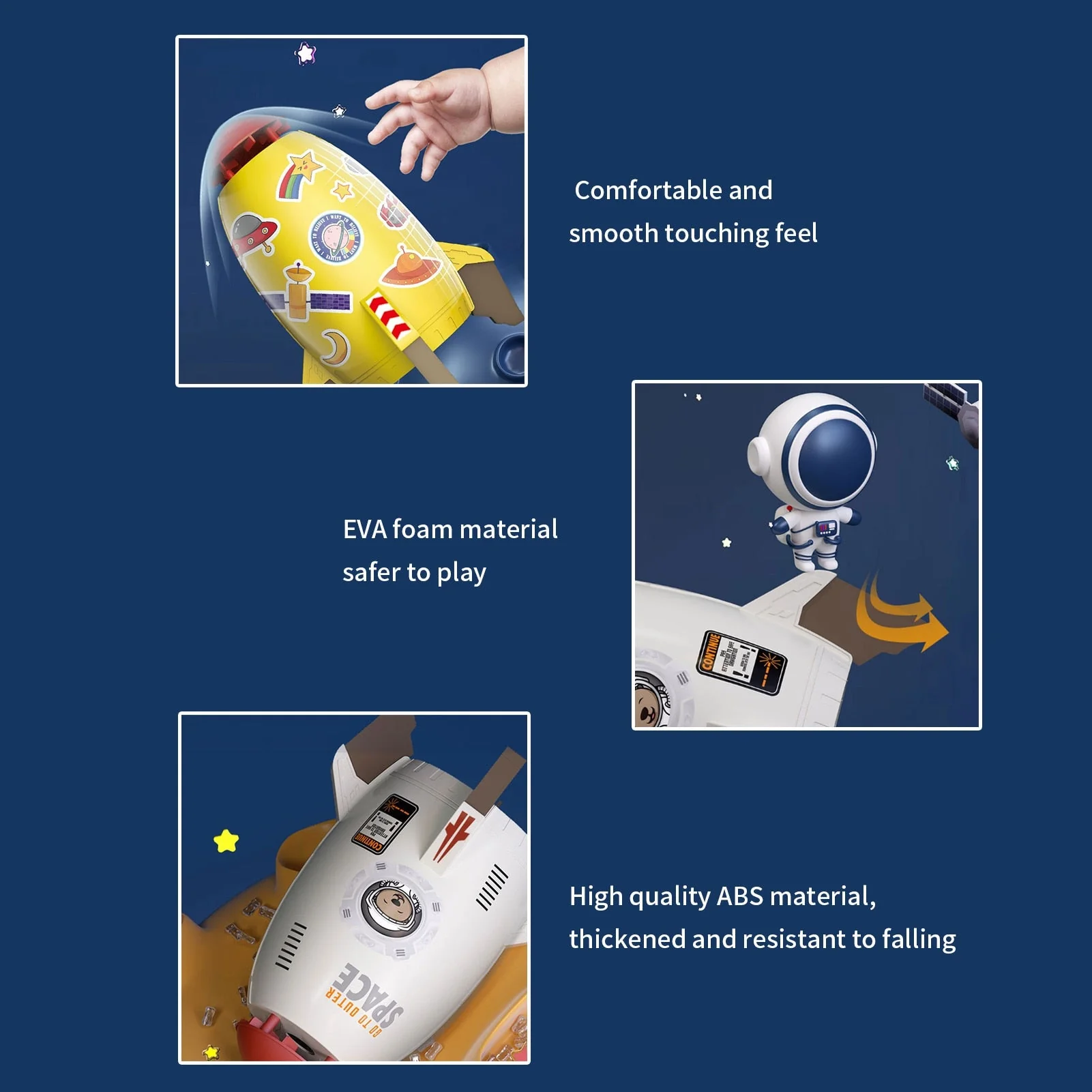 Water Spray Space Rocket Launcher Kids Toy - Image 3