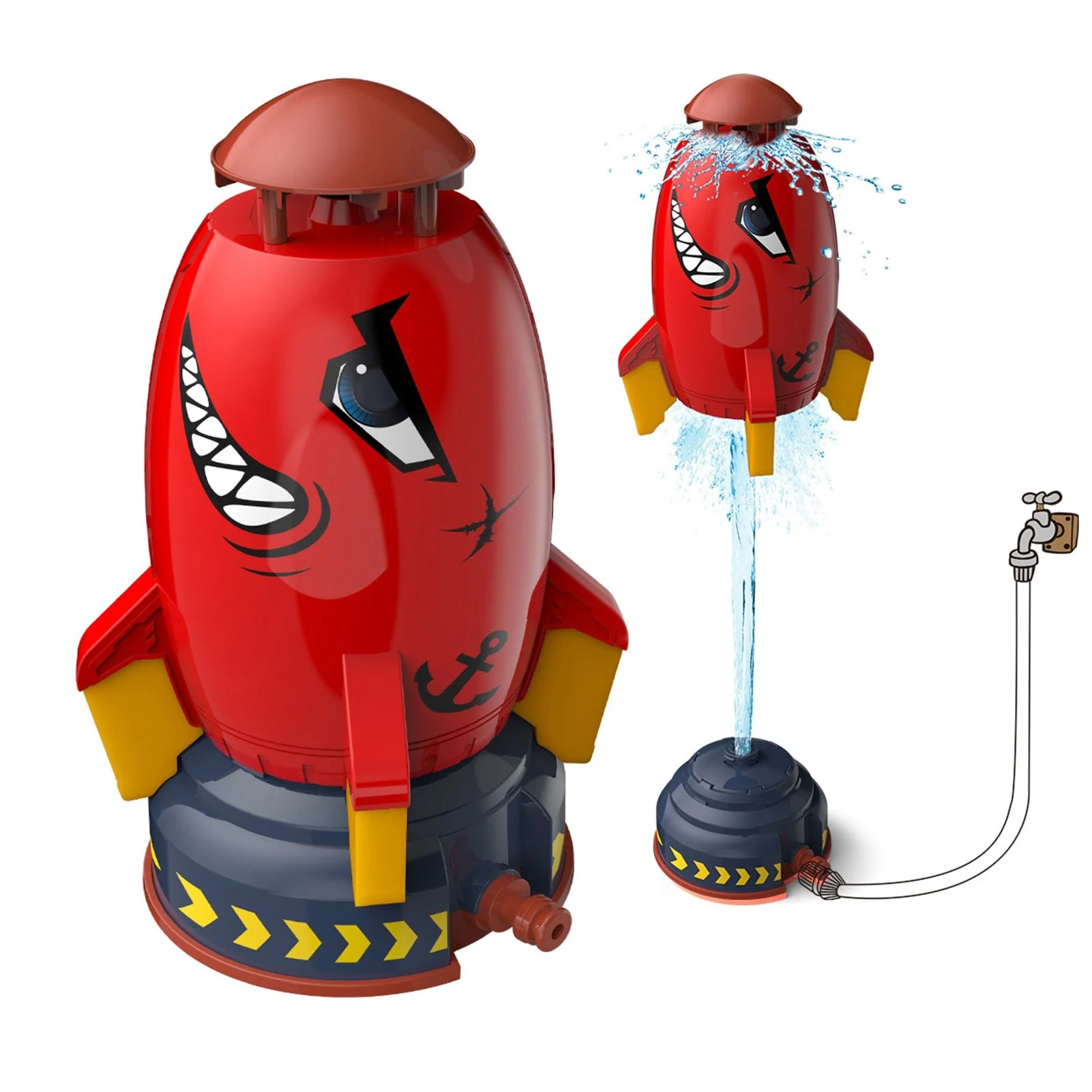 Water Spray Space Rocket Launcher Kids Toy - Image 6