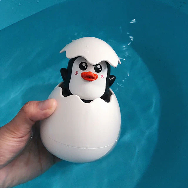 Water Sprinkler Egg Shape Baby Bath Toy - Image 6