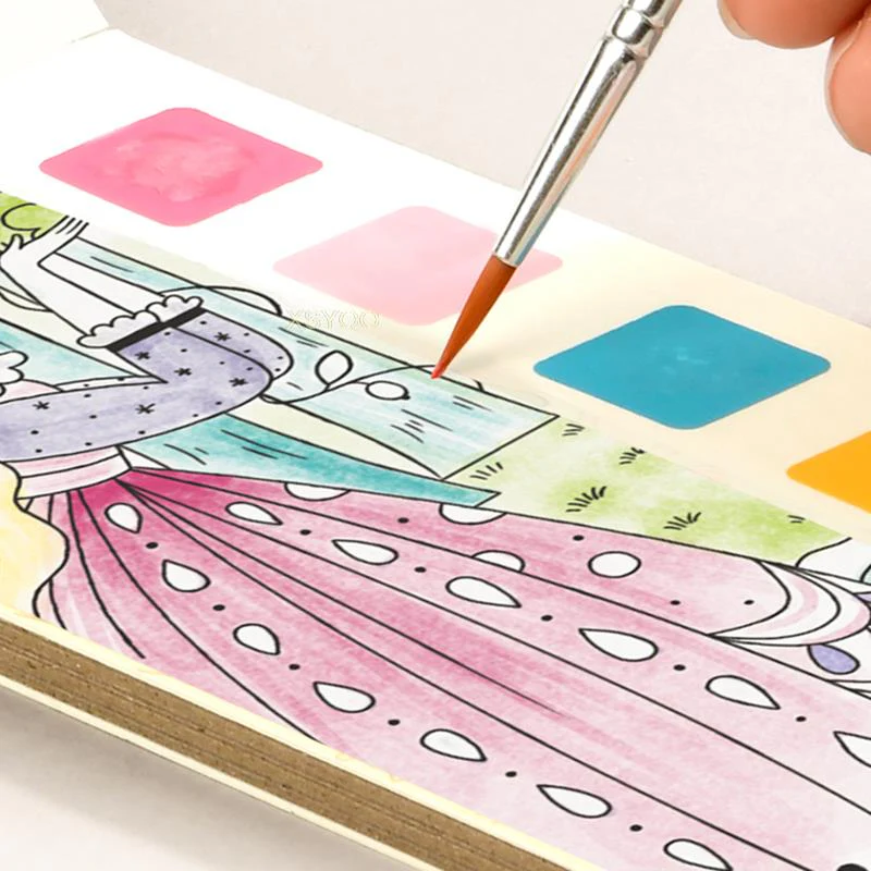 Watercolor Kids Book Paint Set - Image 2