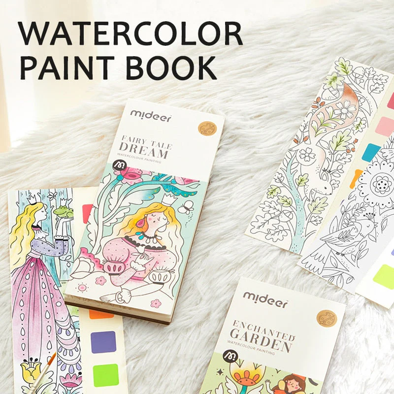 Watercolor Kids Book Paint Set - Image 6