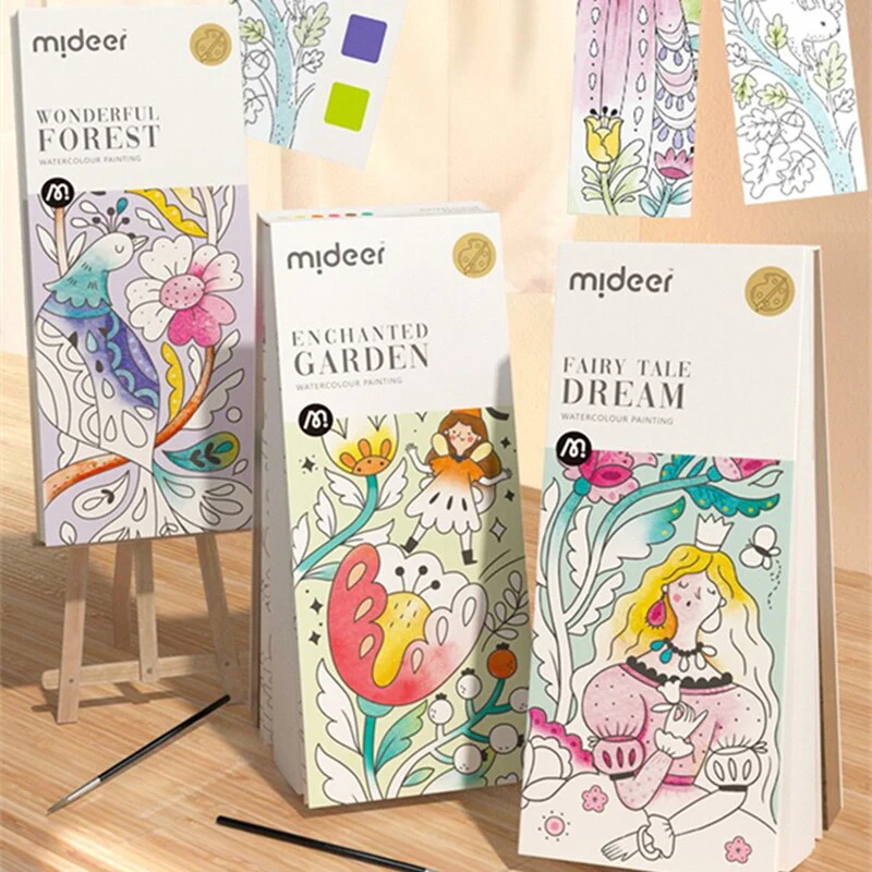 Watercolor Kids Book Paint Set - Image 7