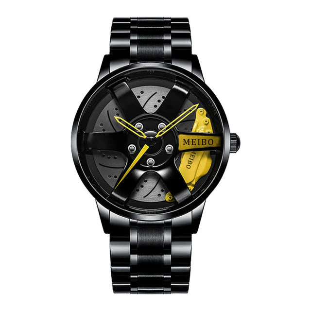 Waterproof Car Wheel Rim Wrist Men Watch - Image 7